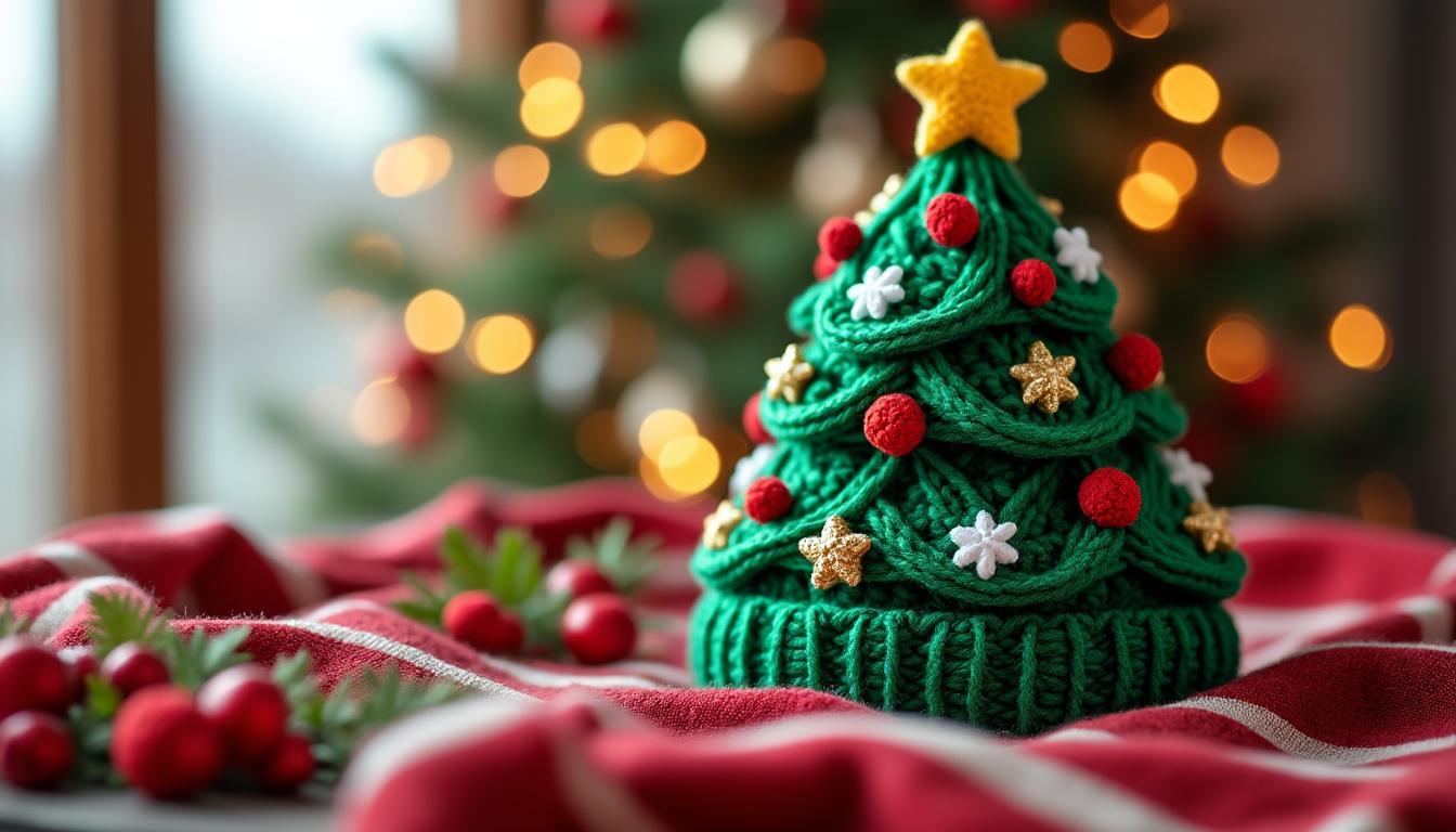 découvrez notre modèle gratuit de chapeau sapin de noël 'oh tannenbaum' à réaliser facilement au crochet. parfait pour les fêtes, ce tutoriel vous guide pas à pas pour créer un accessoire festif et original.