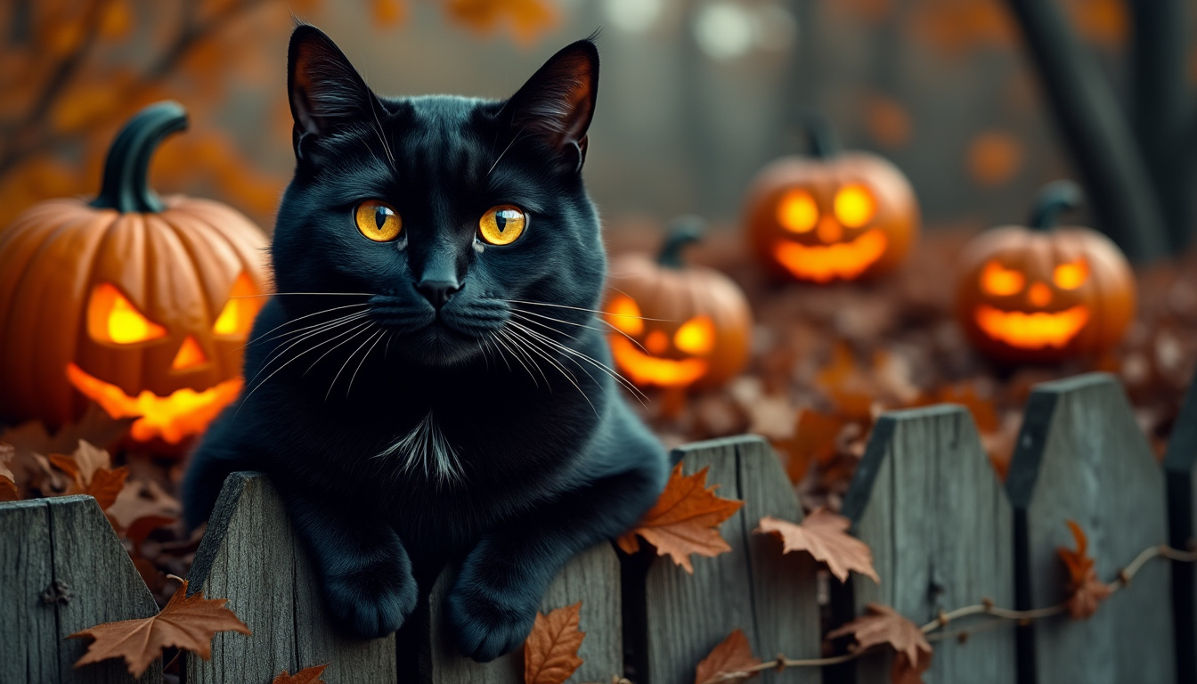 découvrez notre chat d’halloween au style vintage, un classique intemporel qui apporte une touche rétro et mystérieuse à vos décorations de fête.