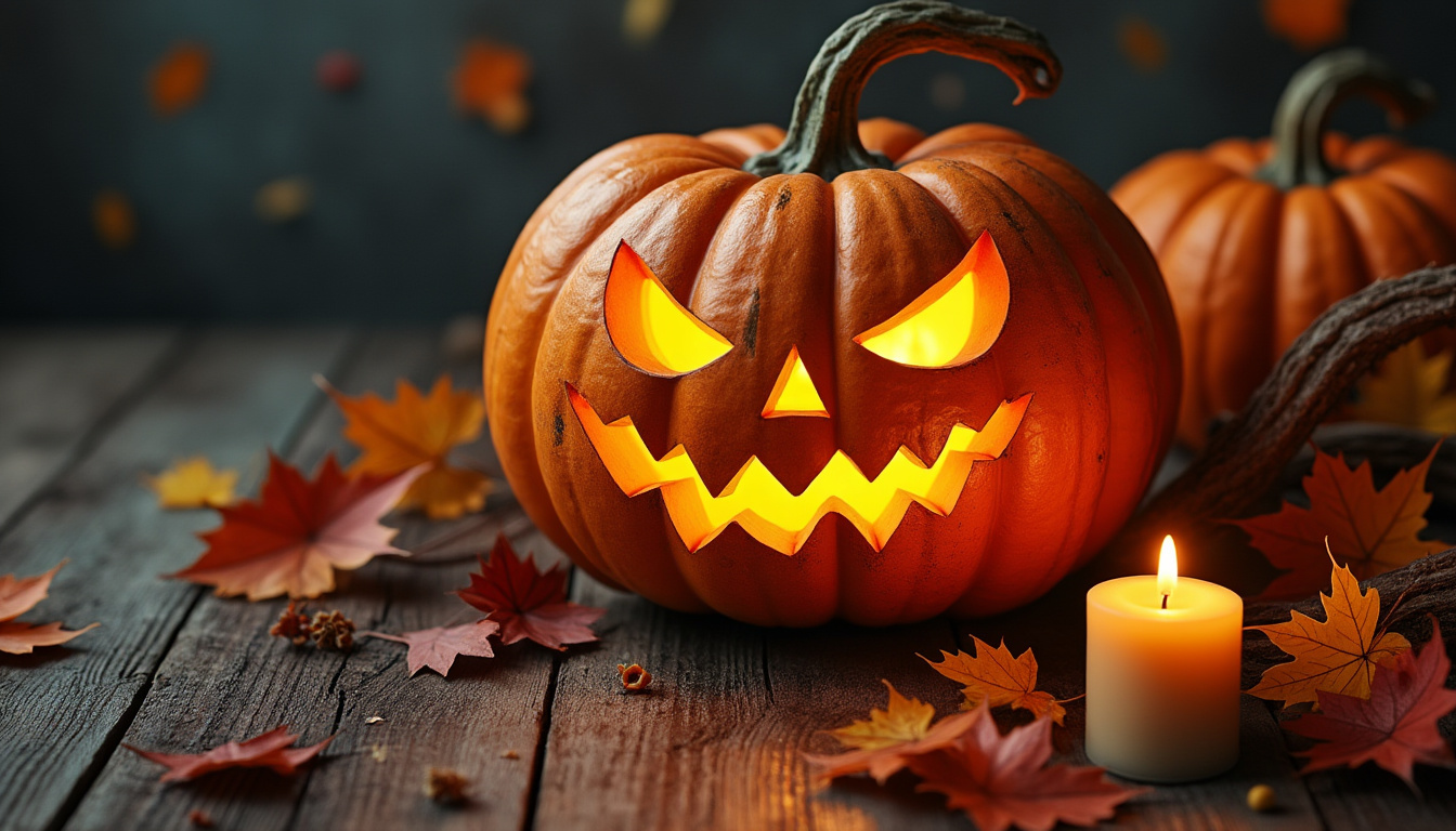 découvrez notre citrouille d'halloween au style vintage, alliant charme rétro et ambiance envoûtante pour une décoration unique et festive.
