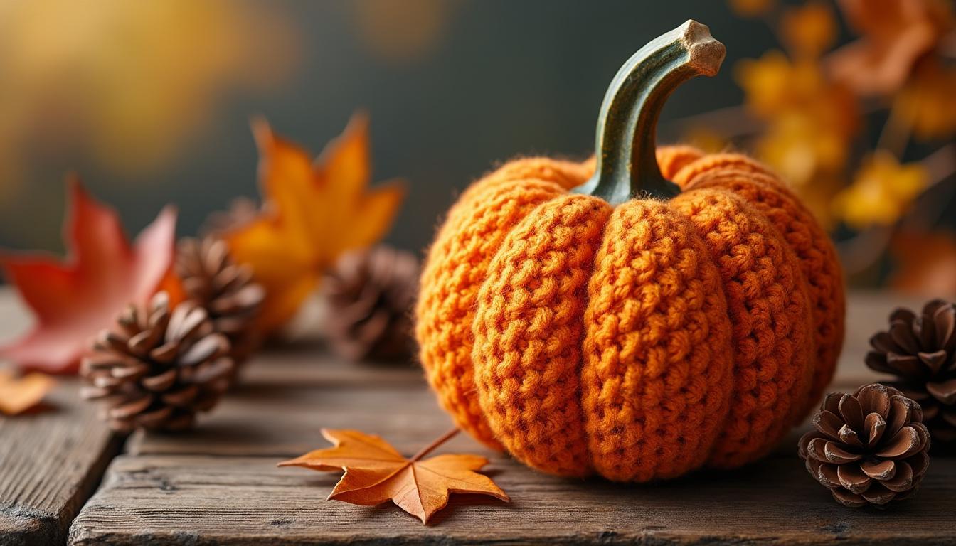 découvrez notre modèle gratuit de crochet pour un mini pull citrouille, parfait pour un style unique et original cet automne.